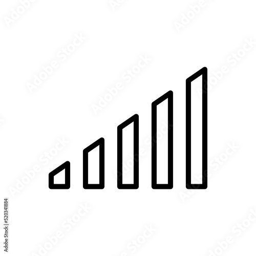 Volume levels simple icon vector. Flat design