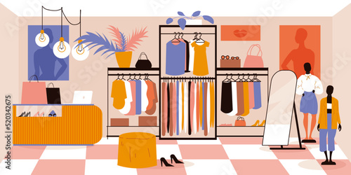 Clothes Boutique Background