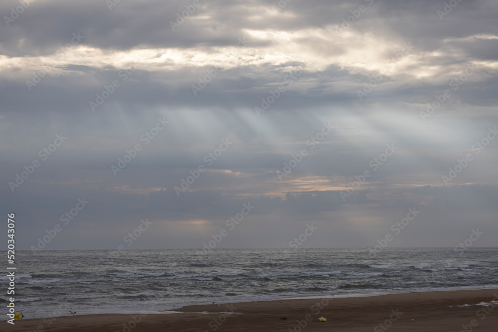 Omaha Beach in Normandy, one of the most important places of the second world war Omaha Beach in Normandy, one of the most important places of the second world war