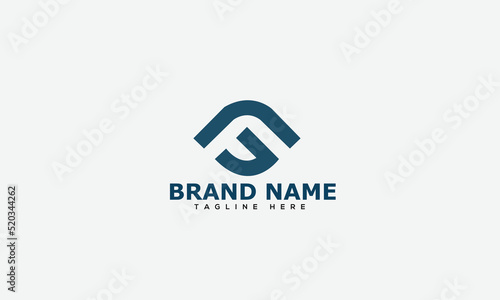 Logo design letter GF . Elegant modern. Vector template.