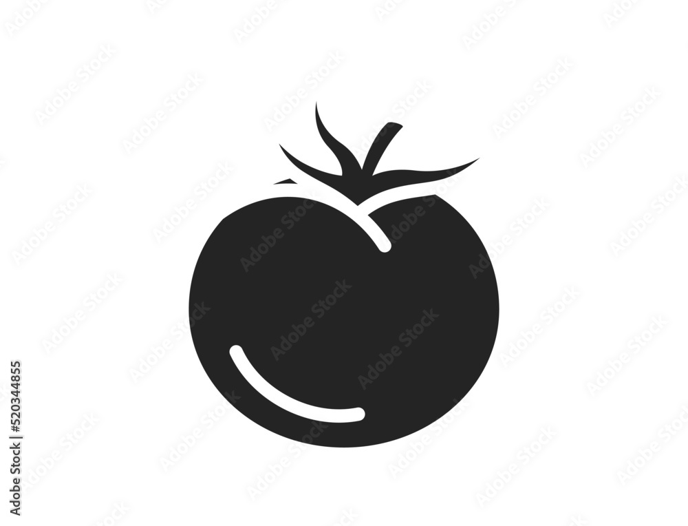 tomato icon. vegetable farming and harvest symbol. natural organic food. isolated vector image tomato icon. vegetable farming and harvest symbol. natural organic food. isolated vector image