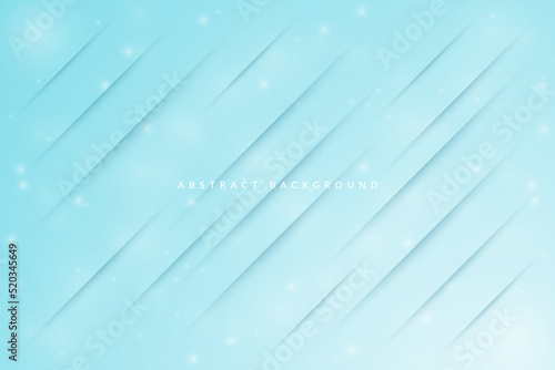 Blue white abstract geometric background