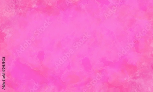 Abstract colorful pink watercolor background, Vector illustration, Digital art painting © miko