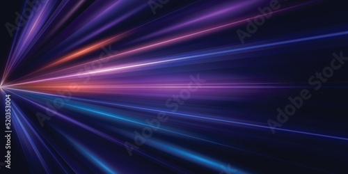 Modern abstract high-speed lights effect. Futuristic dynamic motion technology. Motion pattern for banner or poster design background idea. Vector eps10.