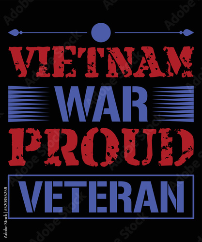 Veteran T-shirt Design Vector