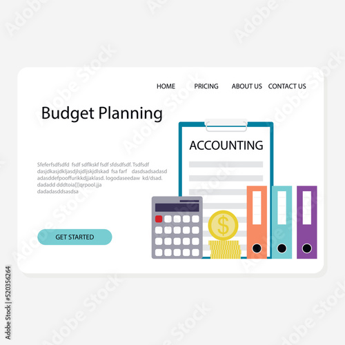 Budget planning service, b2b accounting and financial advice