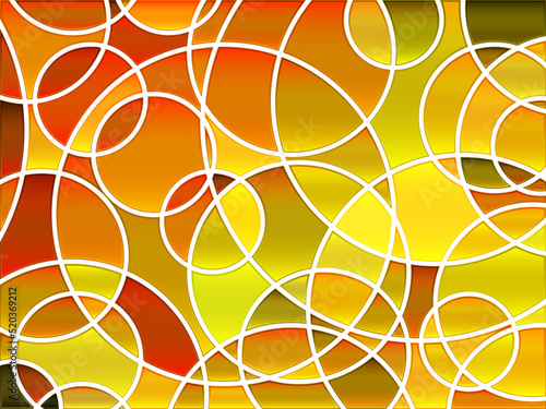 abstract vector stained-glass mosaic background