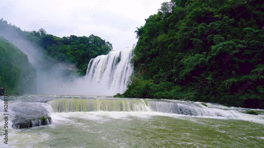 Scenery of Huangguoshu Waterfall in Guizhou, China Scenery of Huangguoshu Waterfall in Guizhou, China