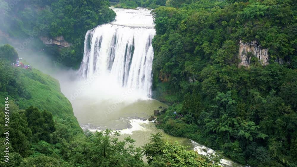 Scenery of Huangguoshu Waterfall in Guizhou, China Scenery of Huangguoshu Waterfall in Guizhou, China