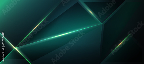 green abstract green light abstract ,background polygon elegant background and frame background