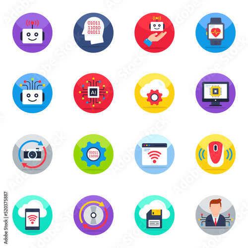 Pack of Ai Flat Icons

