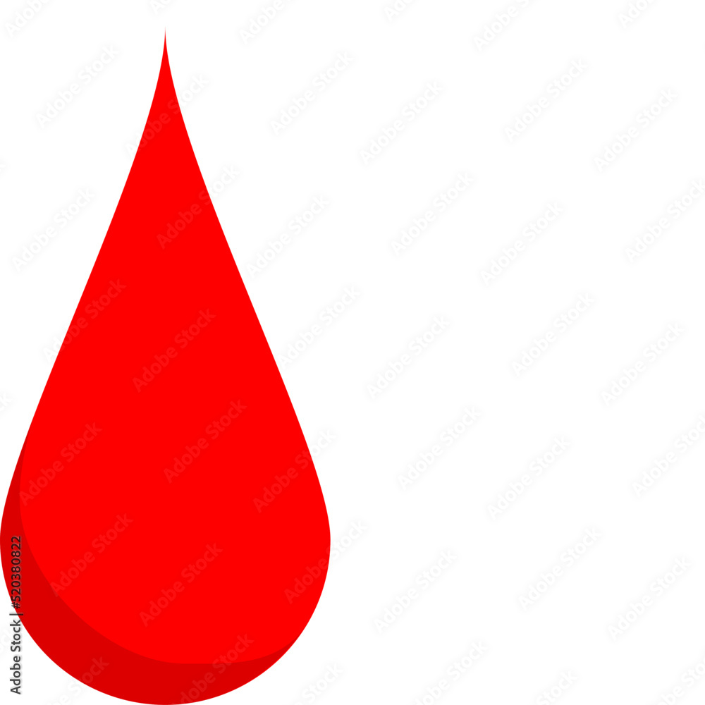 Illustration of blood splash or blood drop icon Illustration of blood splash or blood drop icon