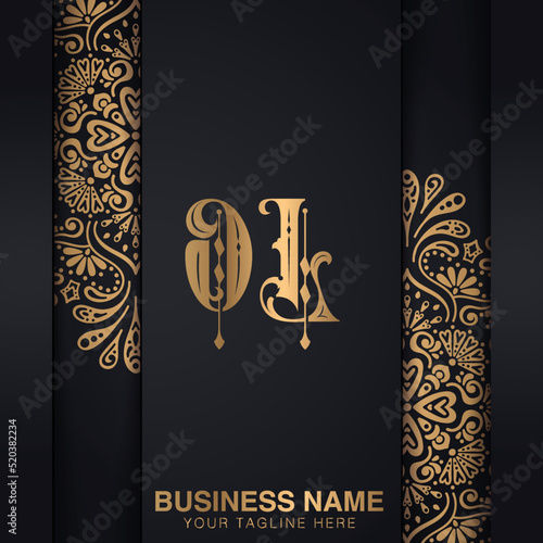OL initial logo | initial based abstract modern minimal creative logo, vector template image. luxury logotype logo, real estate homie logo. typography logo. initials logo.