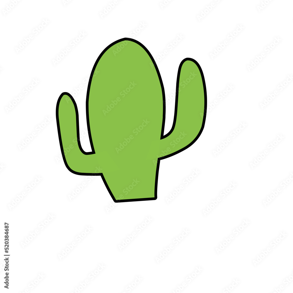 Cactus elements vector