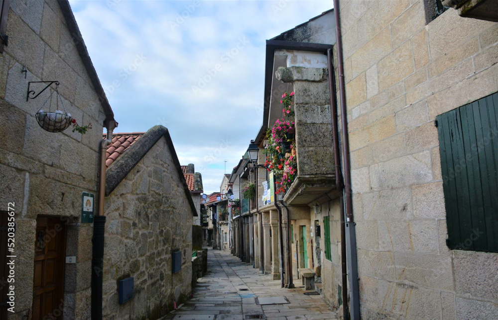 Calle tradicional de Combarro, Galicia
