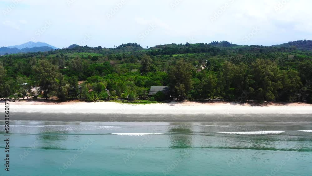 Aerial view of Koh Phayam beach in Ranong, Thailand Aerial view of Koh Phayam beach in Ranong, Thailand