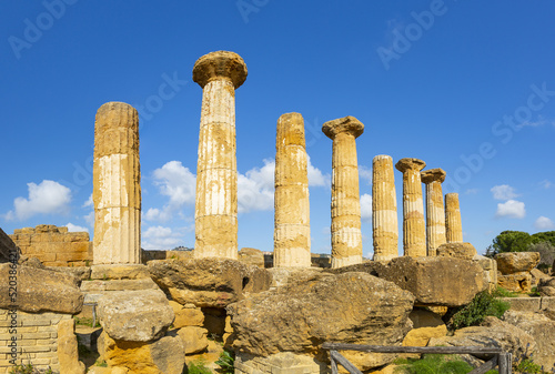 Temple of Hercules in the Valley of the Temples in Agrigento