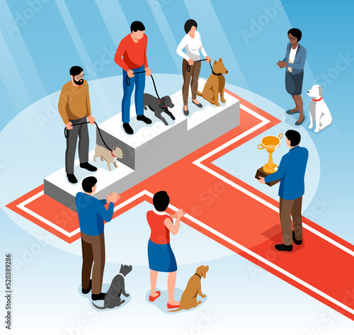 Dog Show Ceremony Composition