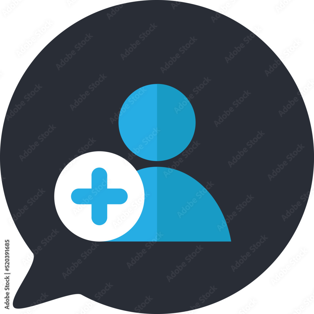 Contact add smartphone app button icon vector Contact add smartphone app button icon vector