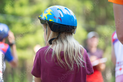 Protective helmet for sports.Head protection for extreme sports.