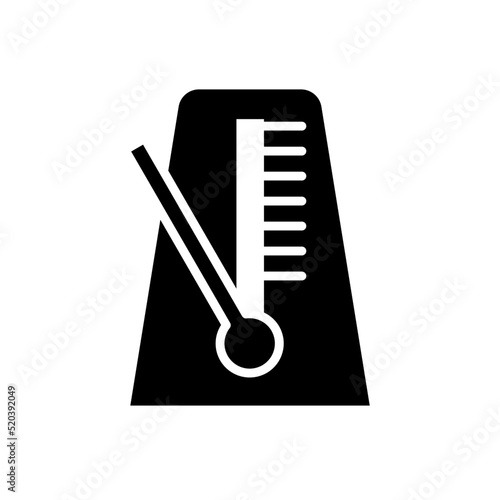 metronome, rtym - vector icon