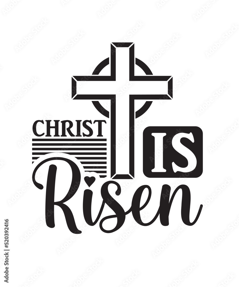 Obraz premium Easter svg t shirt designs bundle