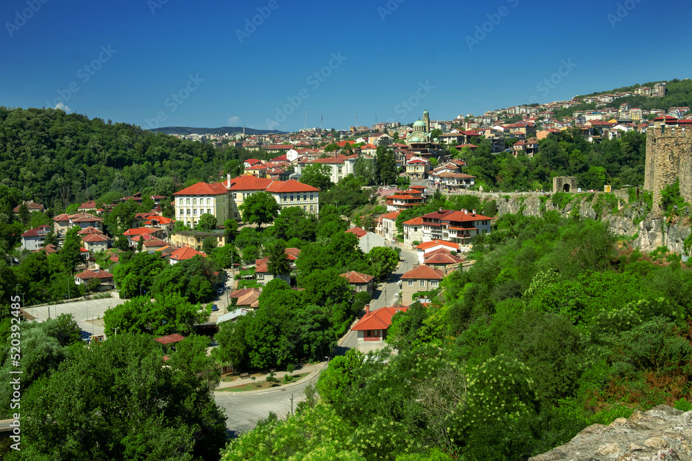View of the city of Veliko Tarnovo. Bulgaria