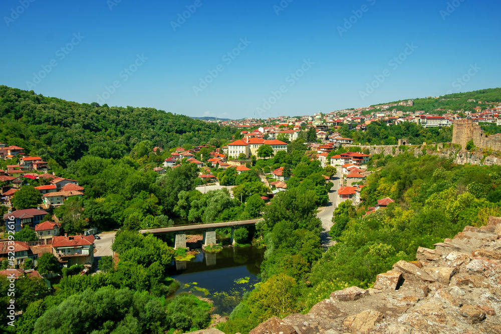 View of the city of Veliko Tarnovo. Bulgaria