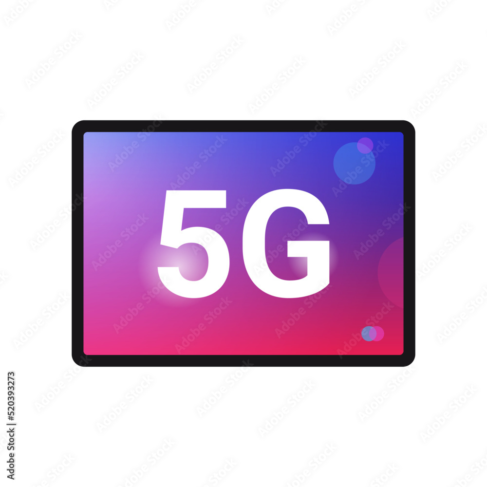 5G internet connection speed futuristic concept and online wireless system connection technology flat vector illustration. 5G internet connection speed futuristic concept and online wireless system connection technology flat vector illustration.