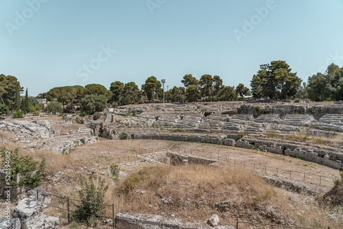 Neapolis Archaeological Park in Syracuse in Sicily.