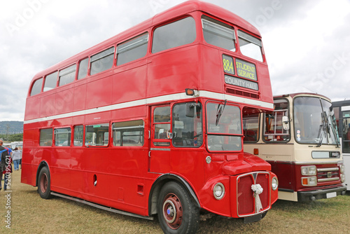 фотография Vintage double decker bus