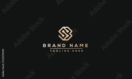 Logo design letter SB . Elegant modern. Vector template. photo