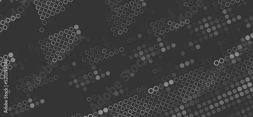 Abstract tech background with many points array