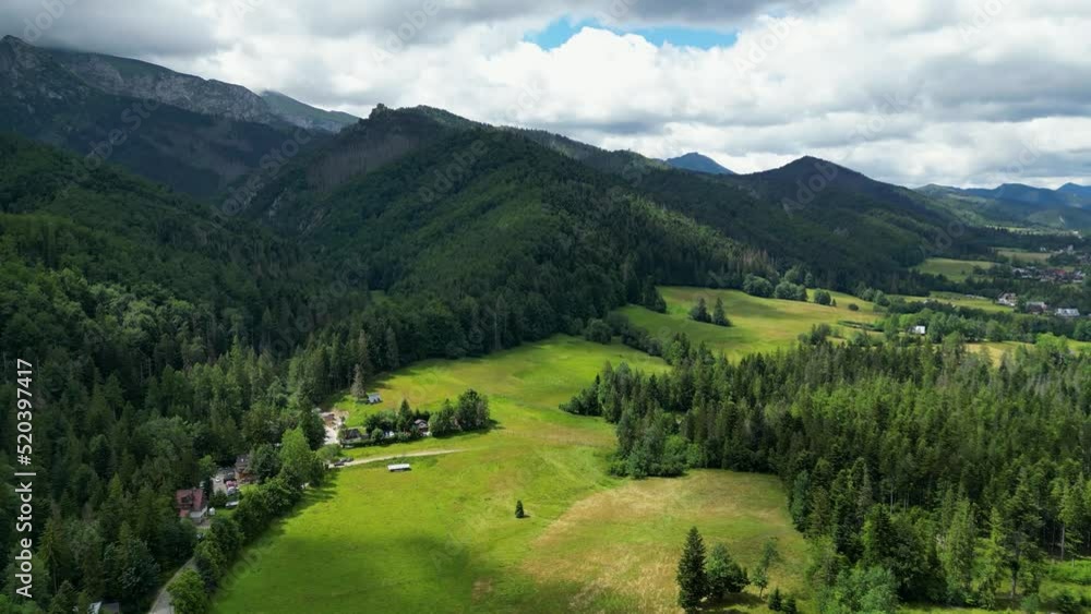 Beautiful view of the Tatras mountains, Zakopane, Poland Beautiful view of the Tatras mountains, Zakopane, Poland