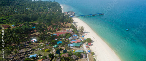 The beauty of Besar Island (Pulau Besar or Pulau Babi Besar) in Mersing, Johor, Malaysia