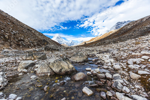 Brook on the way to Everest base camp. Nepal photo