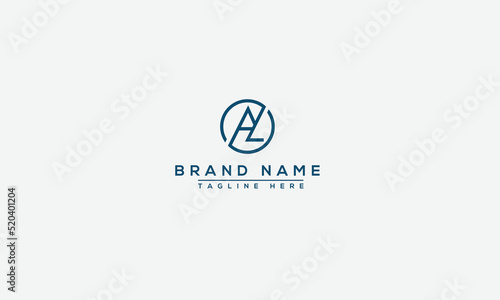Logo design letter AL . Elegant modern. Vector template.