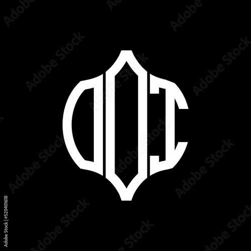 OOI letter logo. OOI best black background vector image. OOI Monogram logo design for entrepreneur and business.
 photo