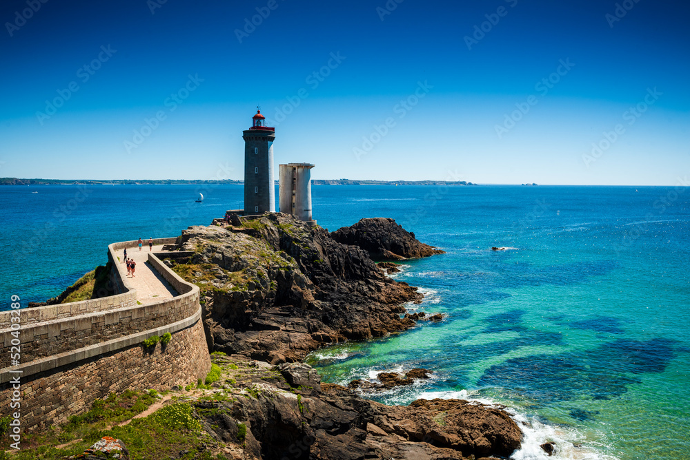 Le petit minou lighthouse and its acess bridge