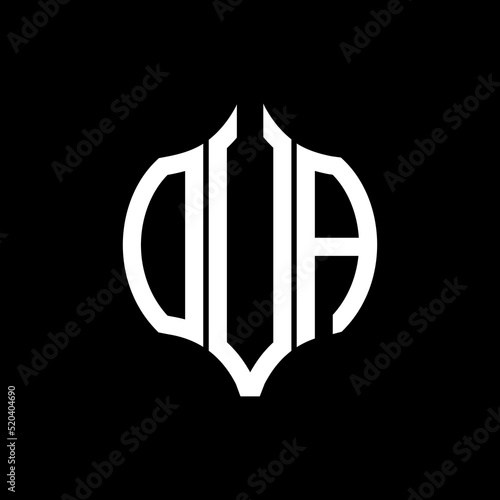 OVA letter logo. OVA best black background vector image. OVA Monogram logo design for entrepreneur and business.
