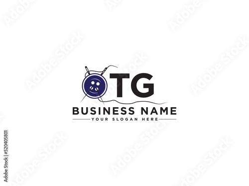 Letter TG Logo Design, Creative Tg gt Logo Icon Vector Art For Your Tailor Shop Or Business