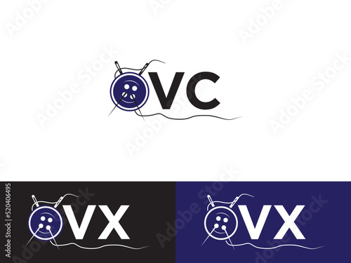 Colorful VC v&c Logo Icon, Letter Vc Logo Image Vector Icon Design For All Kind Of Use