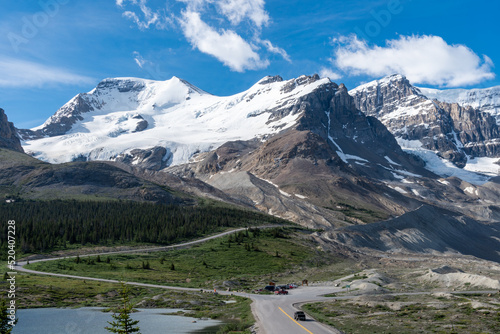 Scenery from the Columbia Icefields and Athabasca Glacier in Jasper National Park Alberta Canada © MelissaMN