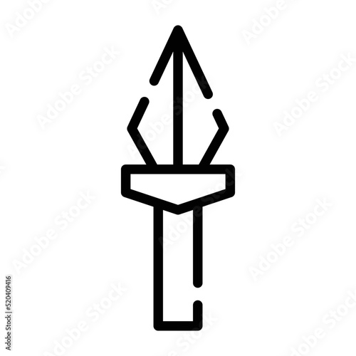 The spear was the most commonly used weapon in the Viking age