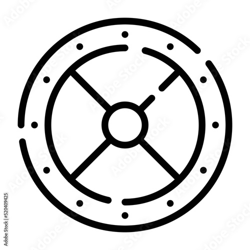 The shield was both a defensive and offensive weapon. Once decorated