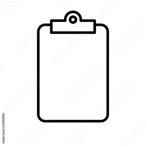 Clipboarda ikona wektorowa