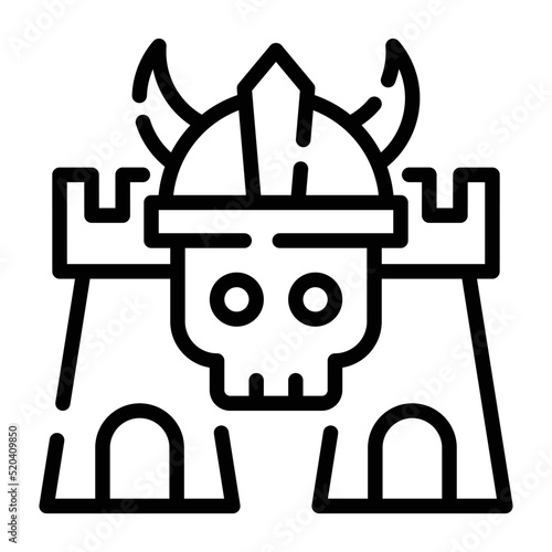 Viking castle is a fortress