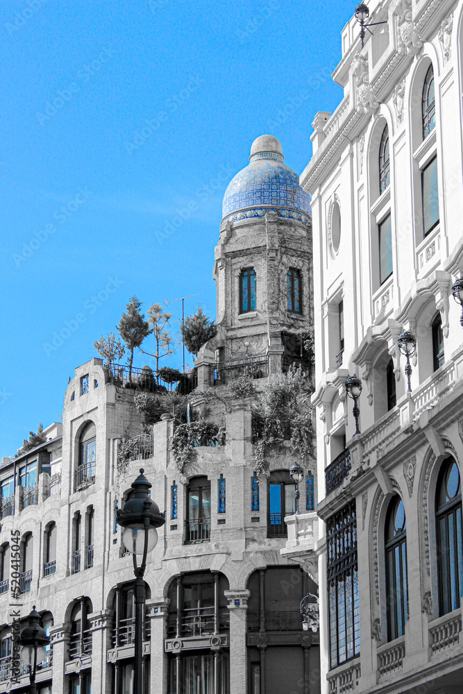 Fototapeta premium Azul Madrid