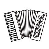 akordeon - ilustracja wektorowa
