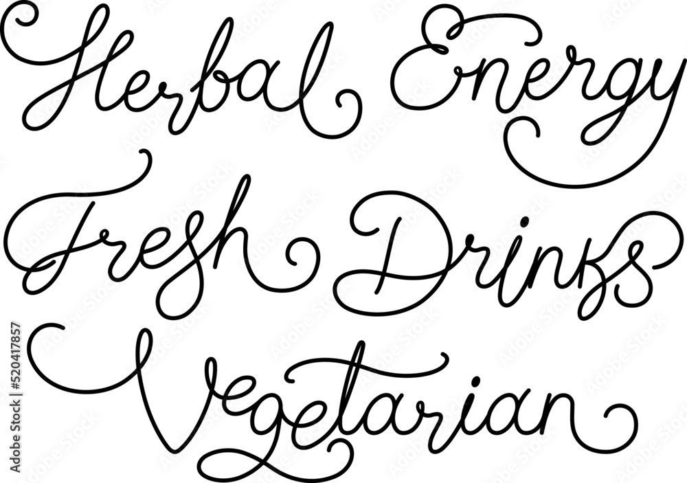 Ecological Vegetarian Product Calligraphy Inscription cut file Ecological Vegetarian Product Calligraphy Inscription cut file